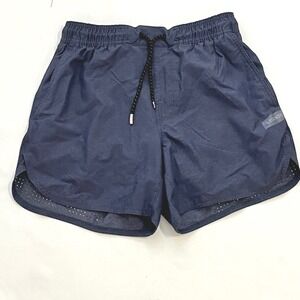 Legends blue running shorts elastic athletic yoga‎ active gym navy blue small